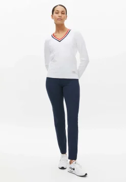 Adele Knitted Sweater, White