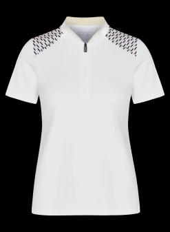 Arya Poloshirt, Logo Beige