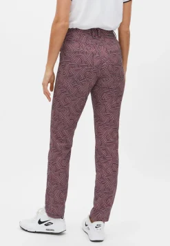 Chie Comfort Pants 30, Hexagon Red
