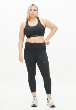 Flattering High Waist 7/8 Tights, Black