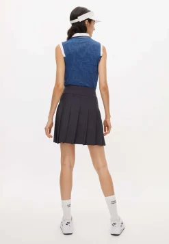 Mira Pleated Regular Skort, Navy